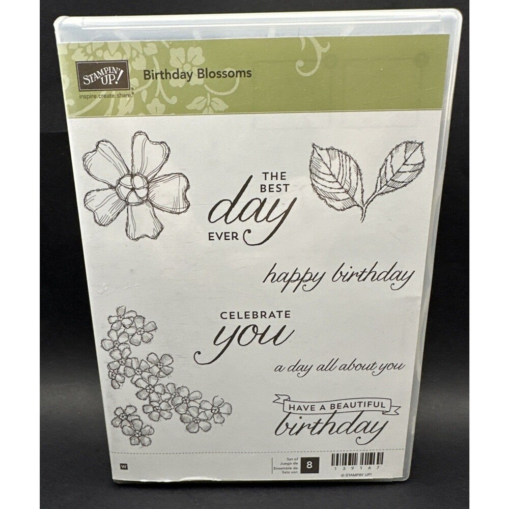 Stampin' Up! Birthday Blossoms Stamps